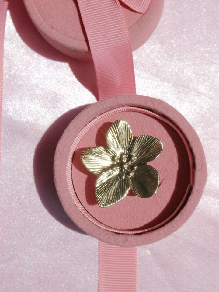 Golden Flower Ring