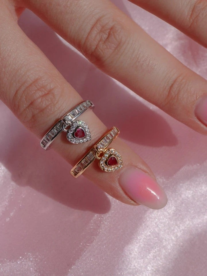 Dangle Heart Ring