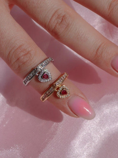 Dangle Heart Ring