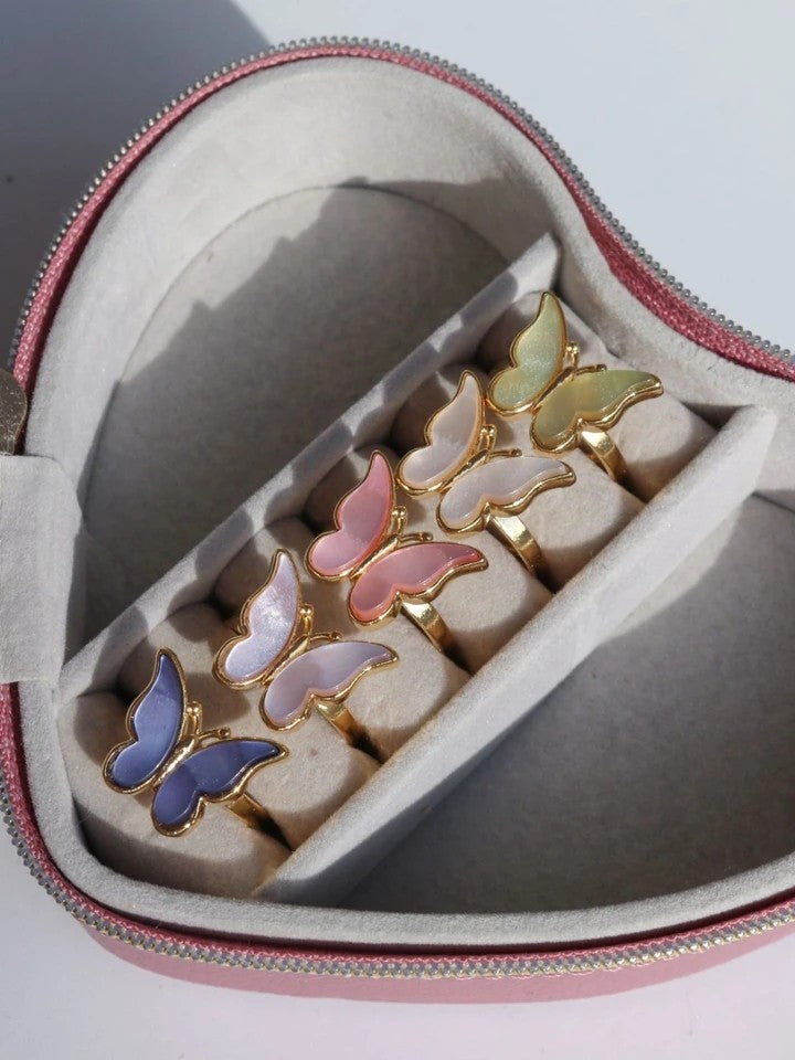 Acrylic Butterfly Ring