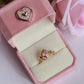 Cinderella Crown Heart Ring