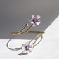 Orchid Cuff Bracelet