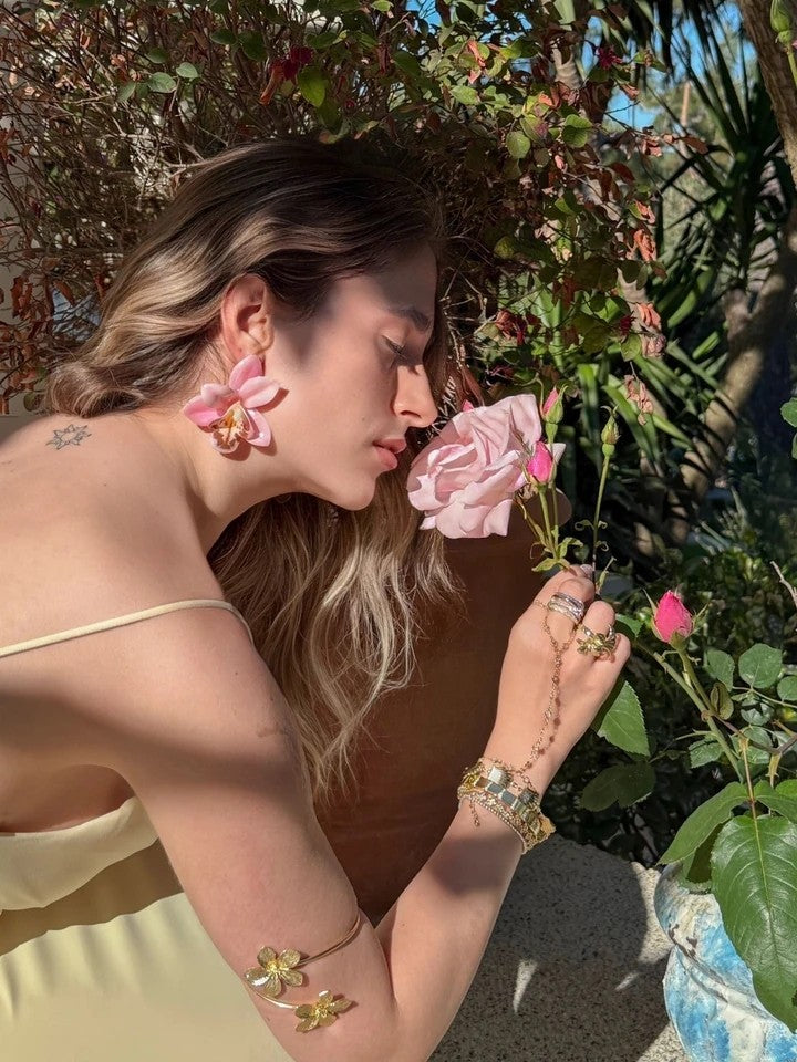 Orchid Sparkle Earrings