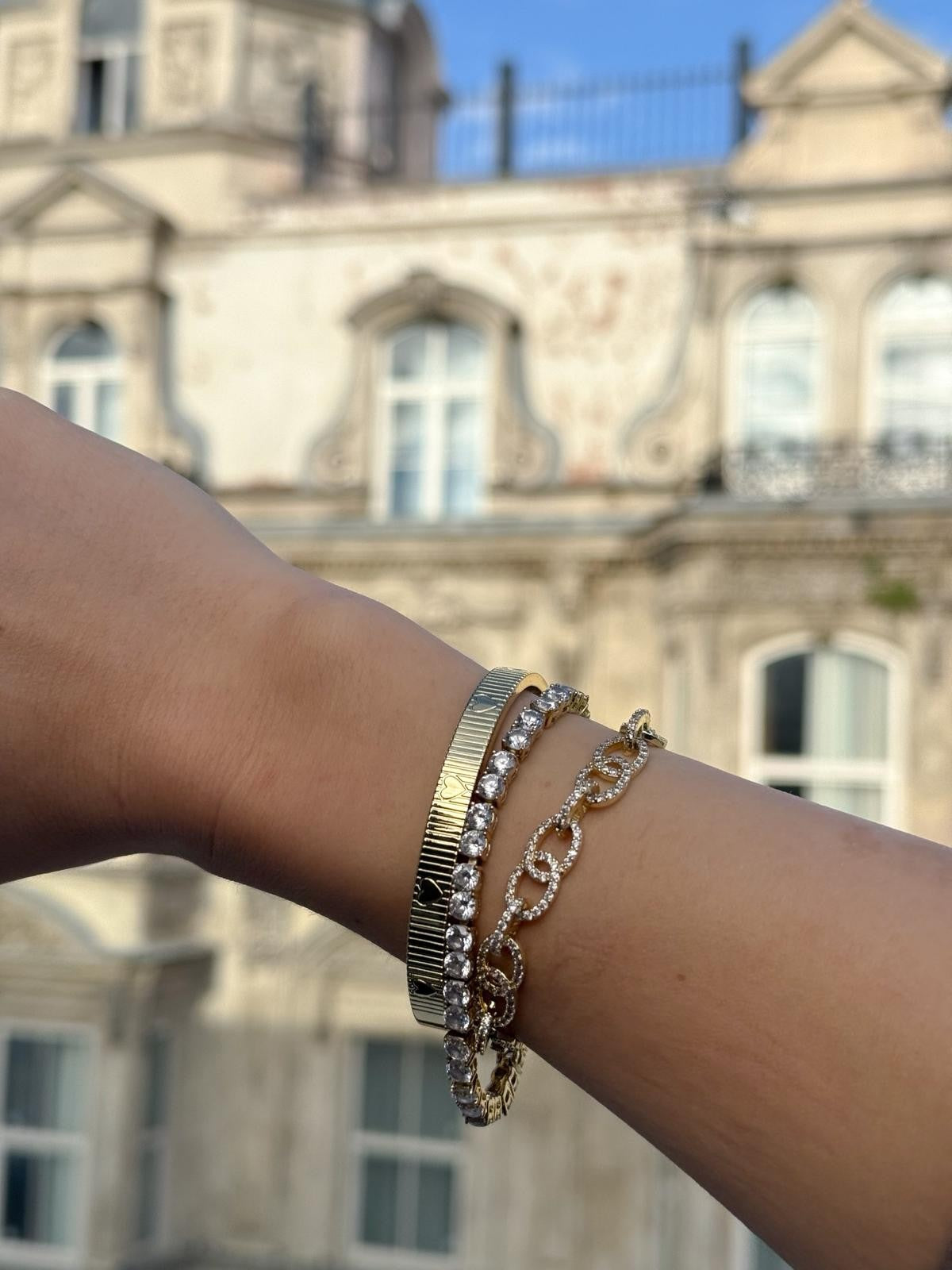 Heartline Steel Bracelet