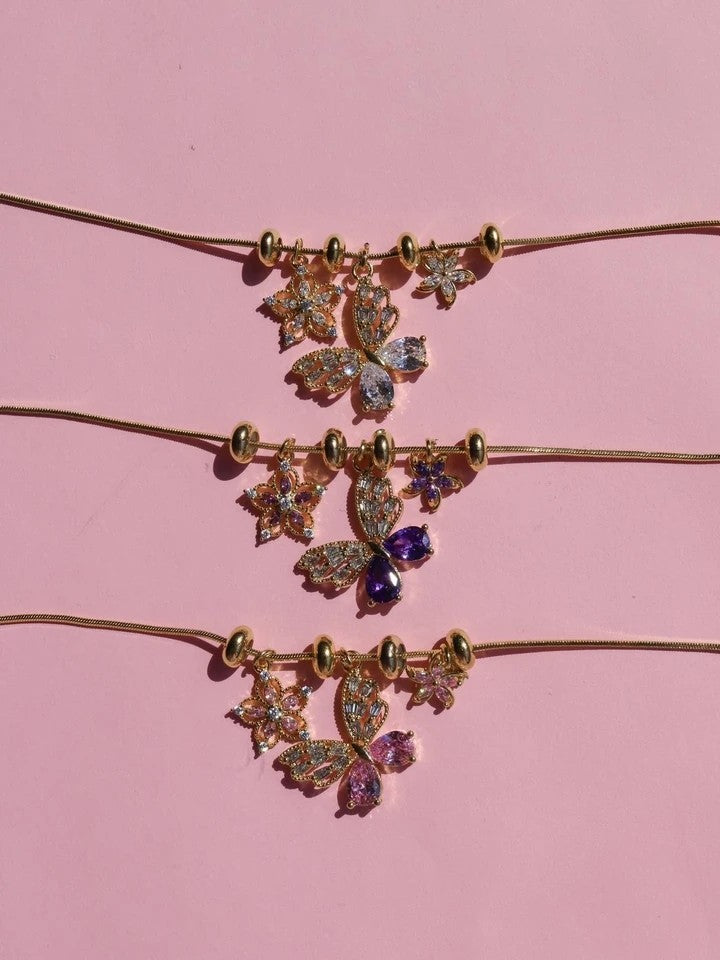 Butterfly Team Friendship Bracelet (piece)