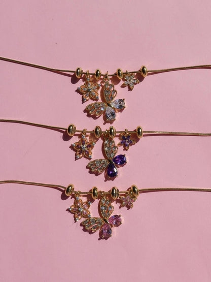 Butterfly Team Friendship Bracelet (piece)