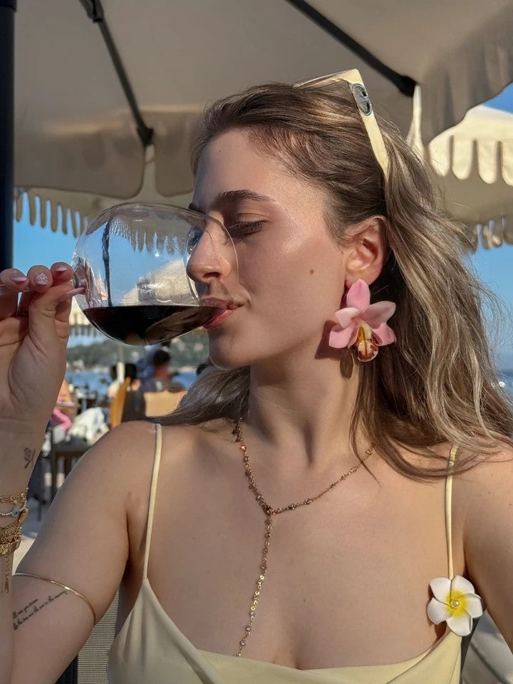 Orchid Sparkle Earrings