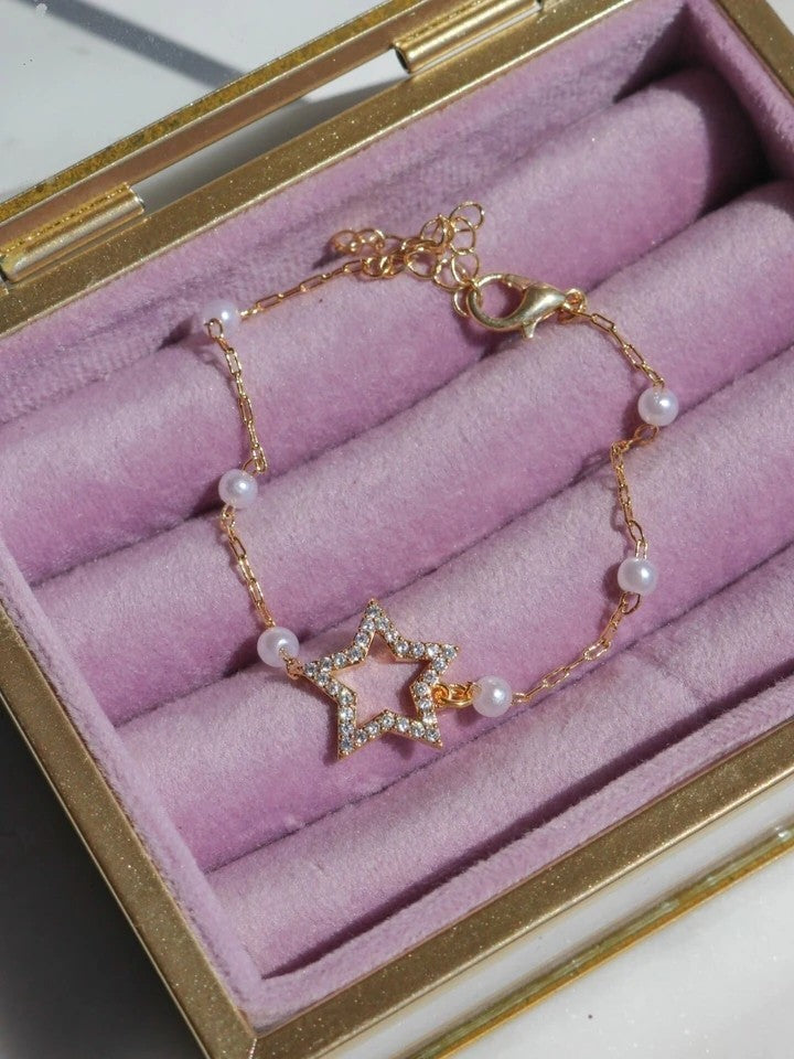 Pearl Star Bracelet