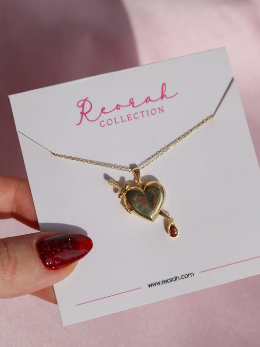 Love Hurts Magnetic Personalized Photo Locket 925 Sterling Silver Necklace