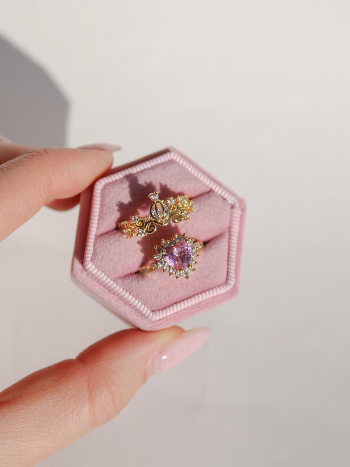 Princess Cinderella Ring Set