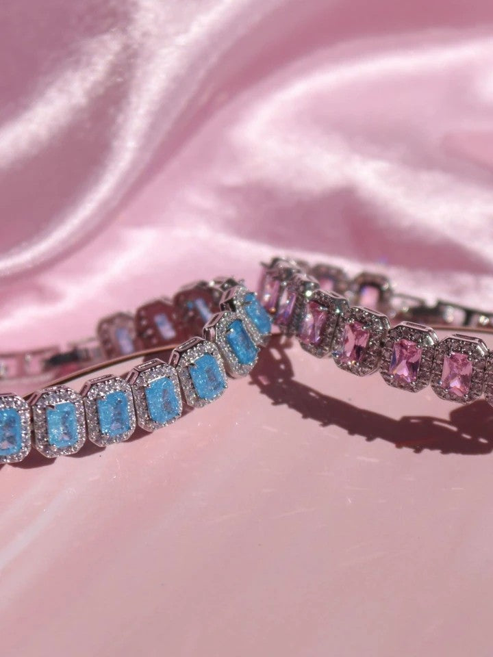Multiple Baguette Stone Bracelet