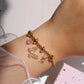 Tiny Butterfly Charm Bracelet