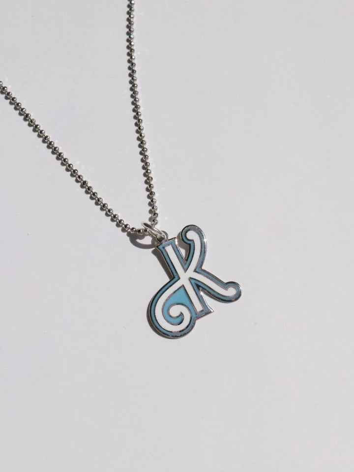 Barbara Letter Necklace 925 Silver