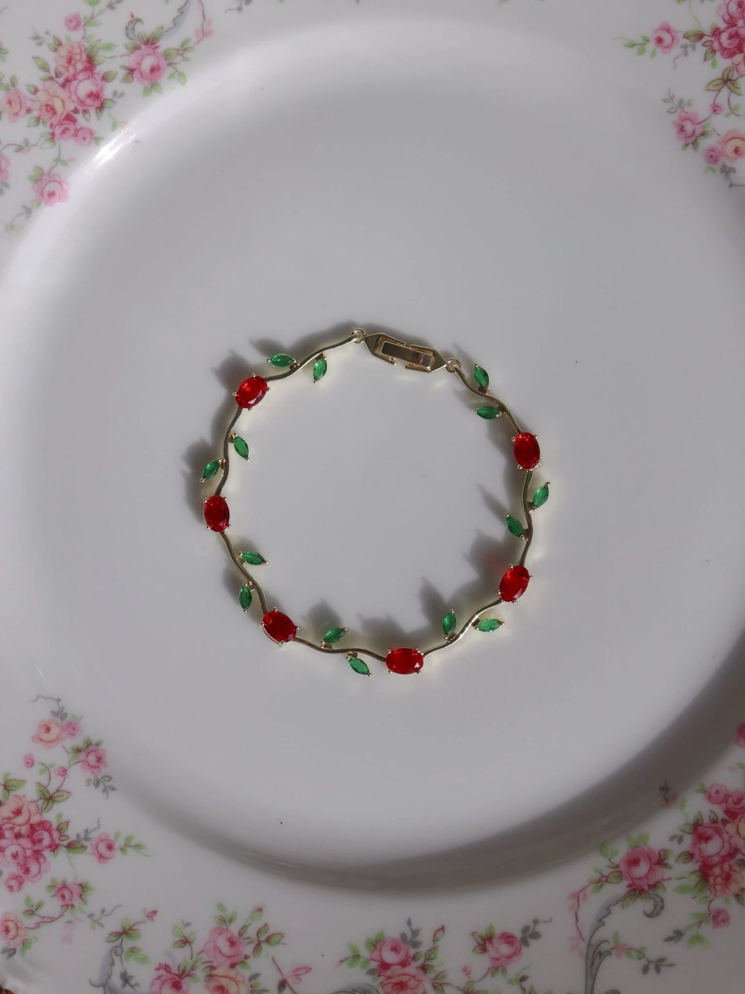 Red Tulip Garden Bracelet