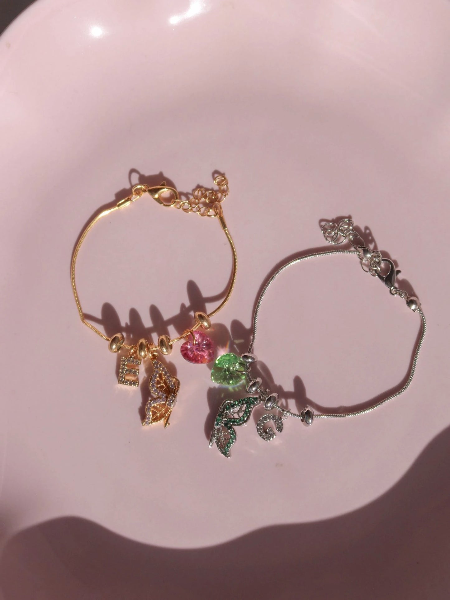 Wicked Glinda Elphaba Butterfly Friendship Bracelet