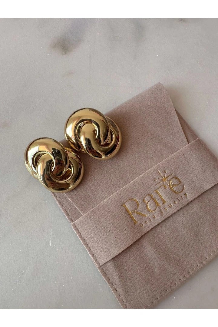 Double Hoop Design Earrings Pinterest