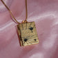 Dear Book Necklace Steel