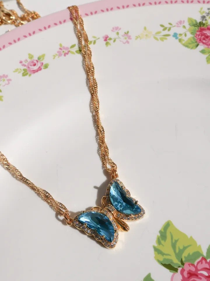 Dreamy Magnetic Butterfly Necklace
