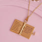 Notebook Letter To Allie Steel Necklace