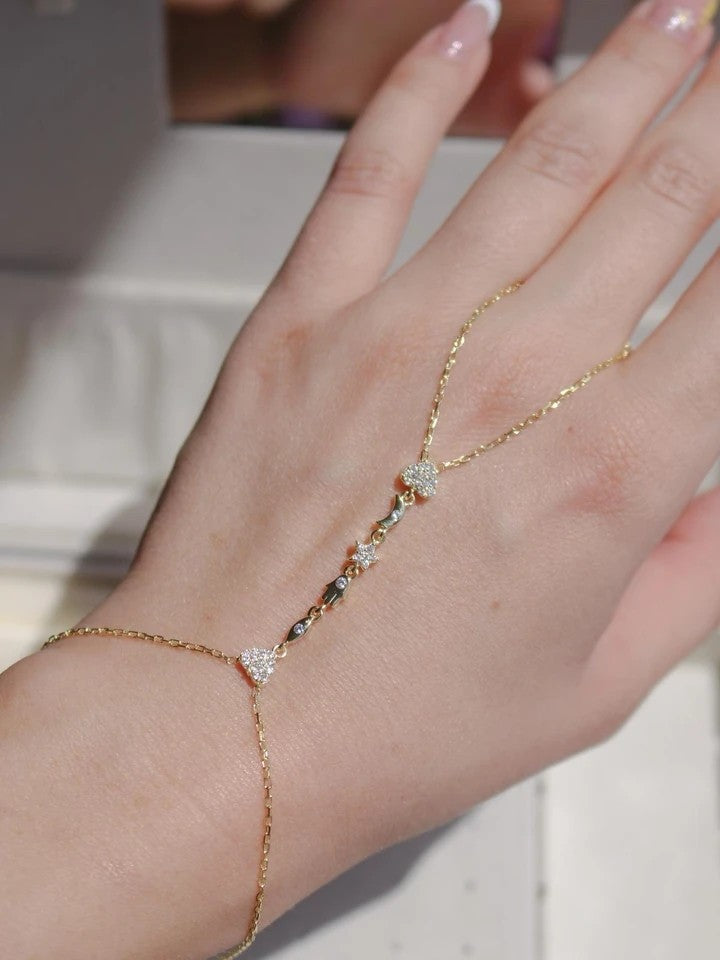 Fatima's Lovely Hand 925 Sterling Silver Shahmaran