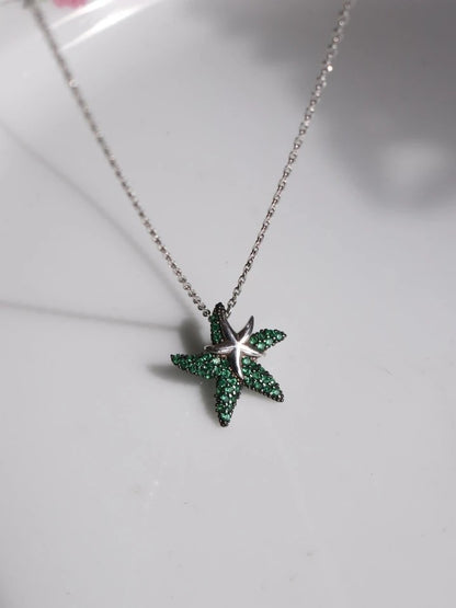 Starfish 925 Silver Necklace