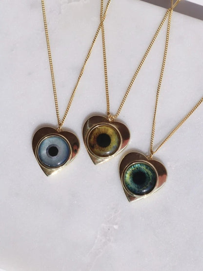 Big Eye For You 925 Silver Necklace