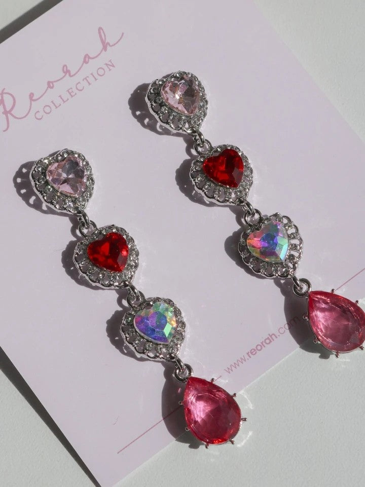 Shiny Heart Earrings