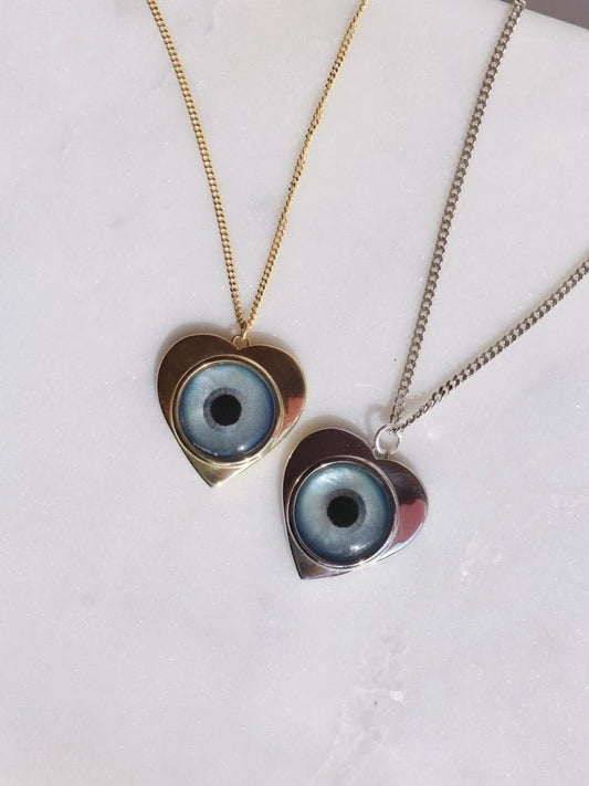 Big Eye For You 925 Silver Necklace