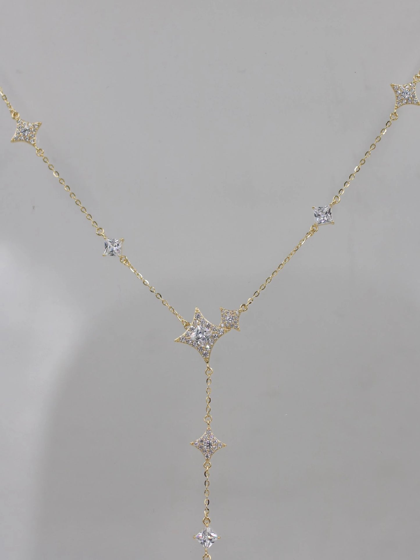 Lumina Glow 925 Silver Y Necklace