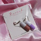 Pill-Shaped Lipstick Earrings