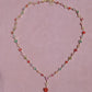 Colorful Heartline Necklace