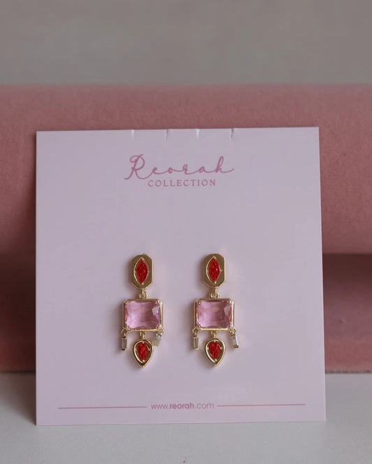 Royal Bloom Blush Earrings
