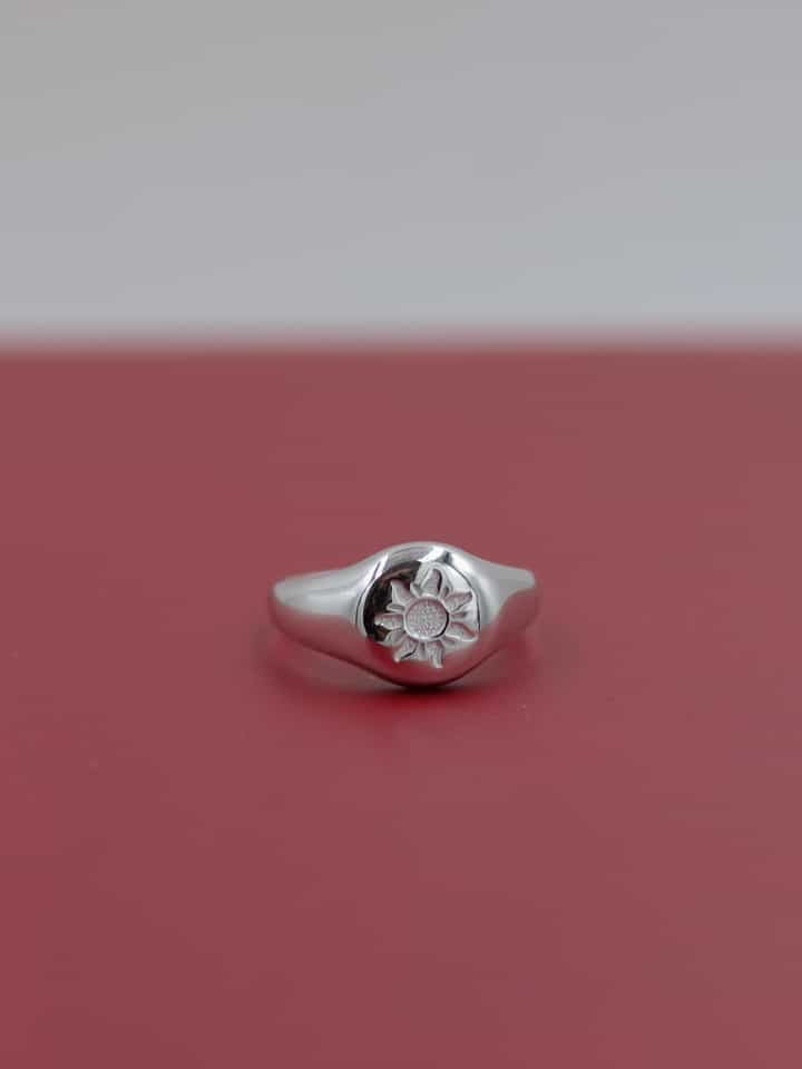 You're My Sunflower Silver 925 Silver Ring