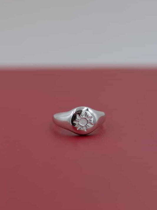 You're My Sunflower Silver 925 Silver Ring