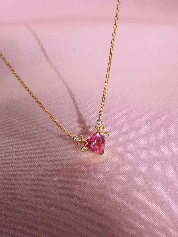 Sweet Tooth 925 Silver Heart Necklace