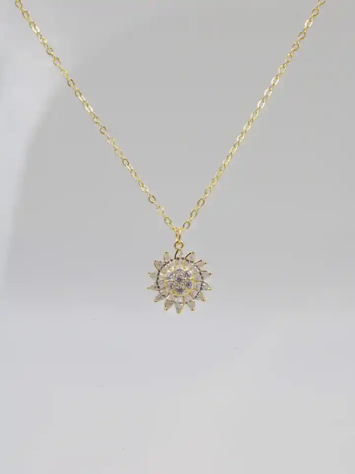 Daisy Fidget 925 Silver Necklace