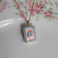Blue Sapphire Story Personalized Photo Locket Necklace