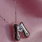 Shiny Sugar Letter Necklace 925 Silver