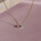 Stone Eye Mini 925 Silver Necklace