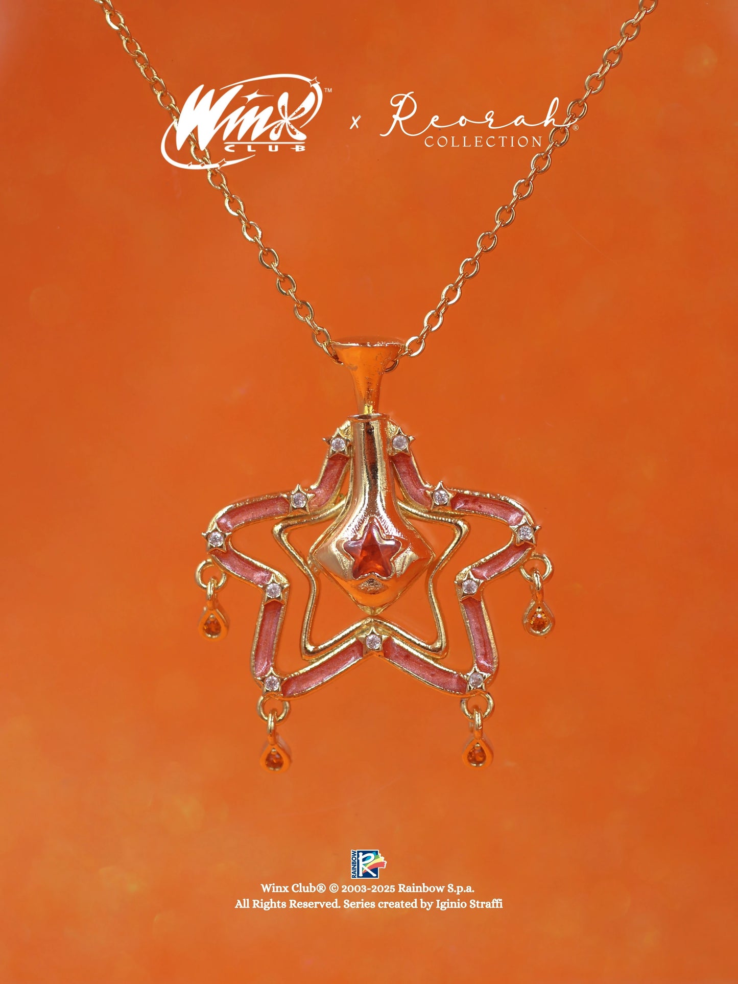 Winx Club® Stella Fairy Dust Bottle Necklace