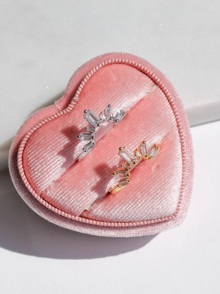 Baguette Semicircular Ring