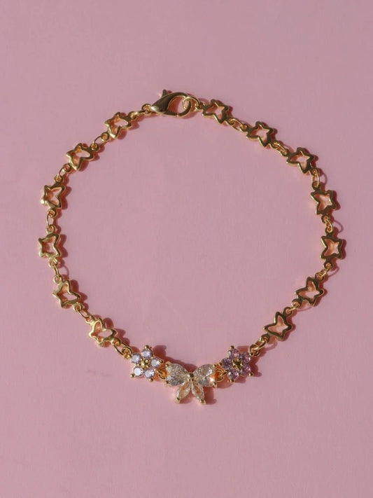 Coquette Butterfly Bracelet