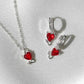 Devils Heart Earrings