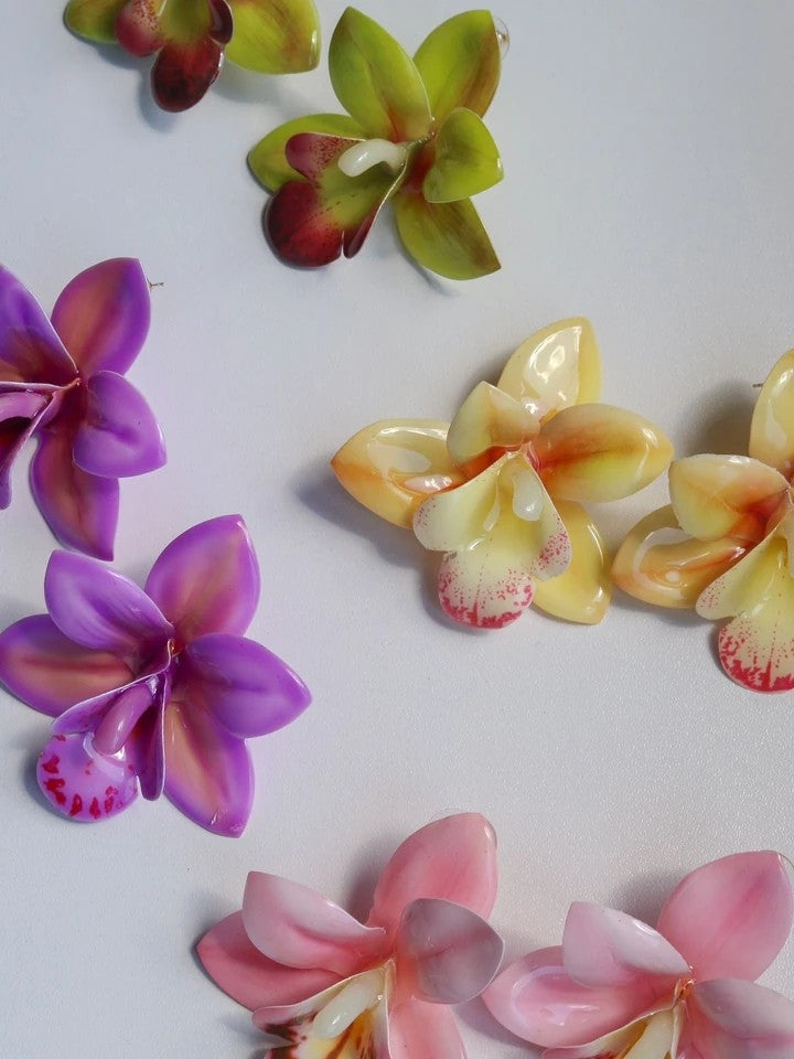 Orchid Sparkle Earrings