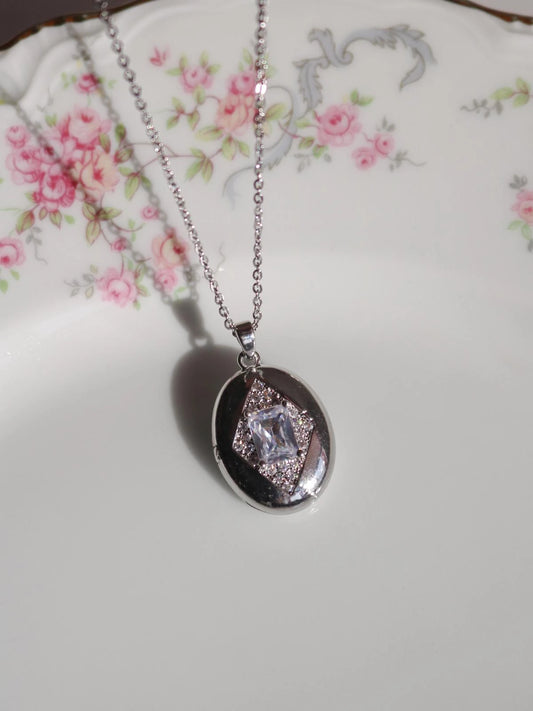 Gem Of My Heart Personalized Photo Locket Necklace