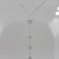 Star Sparkle 925 Silver Y Necklace