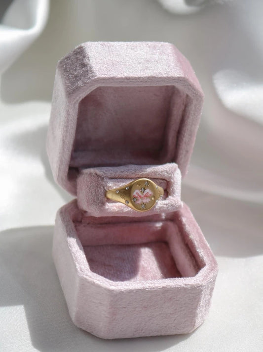 Vintage Bow Steel Ring