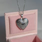 Floral Heart Personalized Photo Locket Necklace