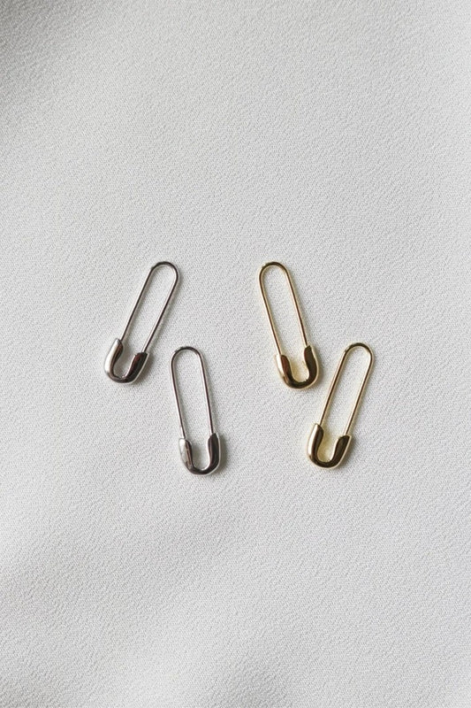 Plain Hook-Pink Look Earrings 925 Silver