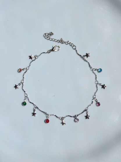 Colorful Star Shine Anklet
